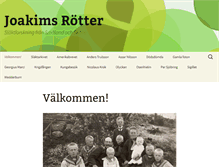 Tablet Screenshot of joakimsrotter.se